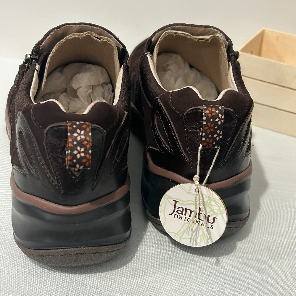 NWT Womens JAMBU leather Cecilia shoes, sz 10M